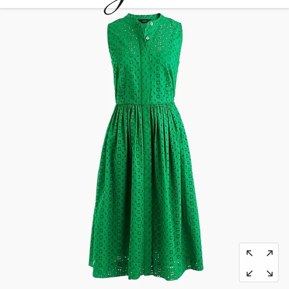 🍀J. C R E W  Eyelet Shirtdress